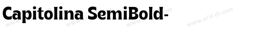 Capitolina SemiBold字体转换 Capitolina SemiBold字体转换
